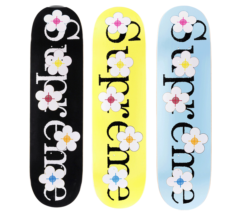 Supreme Archive Flower Skateboard