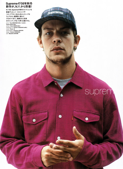Supreme Lookbook Image fall/winter 2008