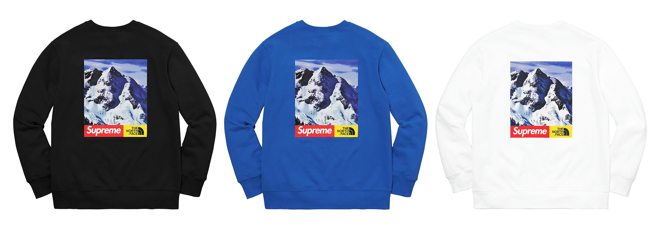 Supreme Archive Supreme®/The North Face® Mountain Crewneck Sweatshirts