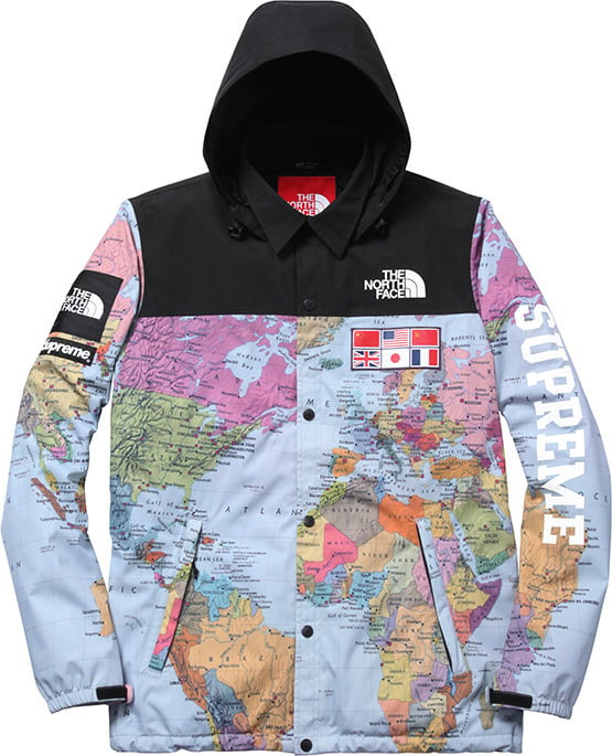 supreme tnf flag