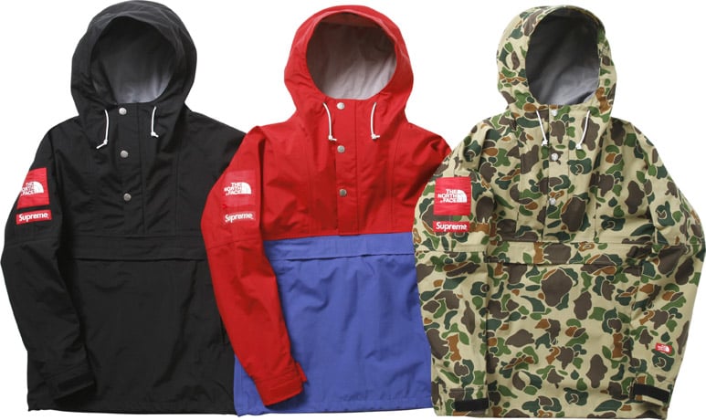 windbreaker supreme north face