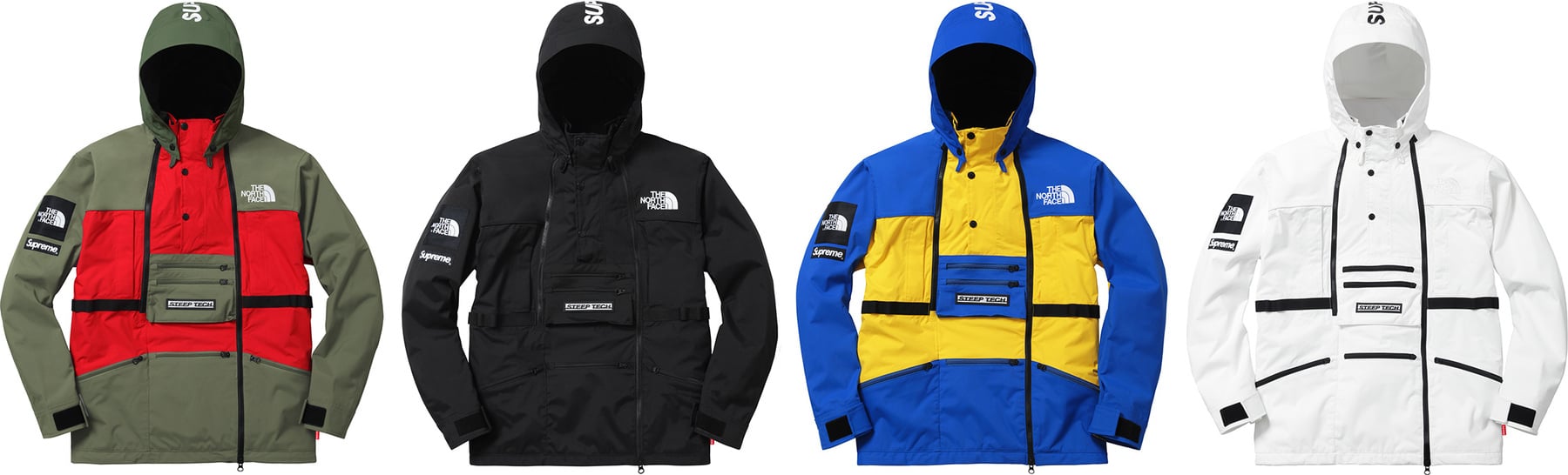 Supreme Archive TNF Steep Tech Hooded Jackets