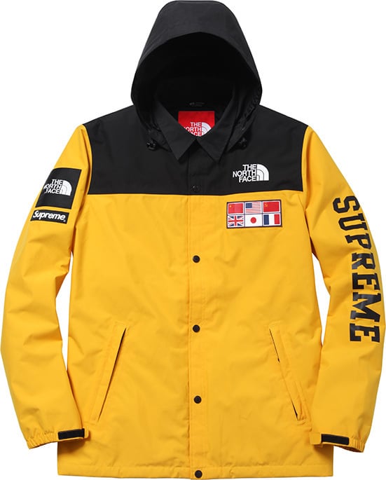 the north face supreme world map jacket