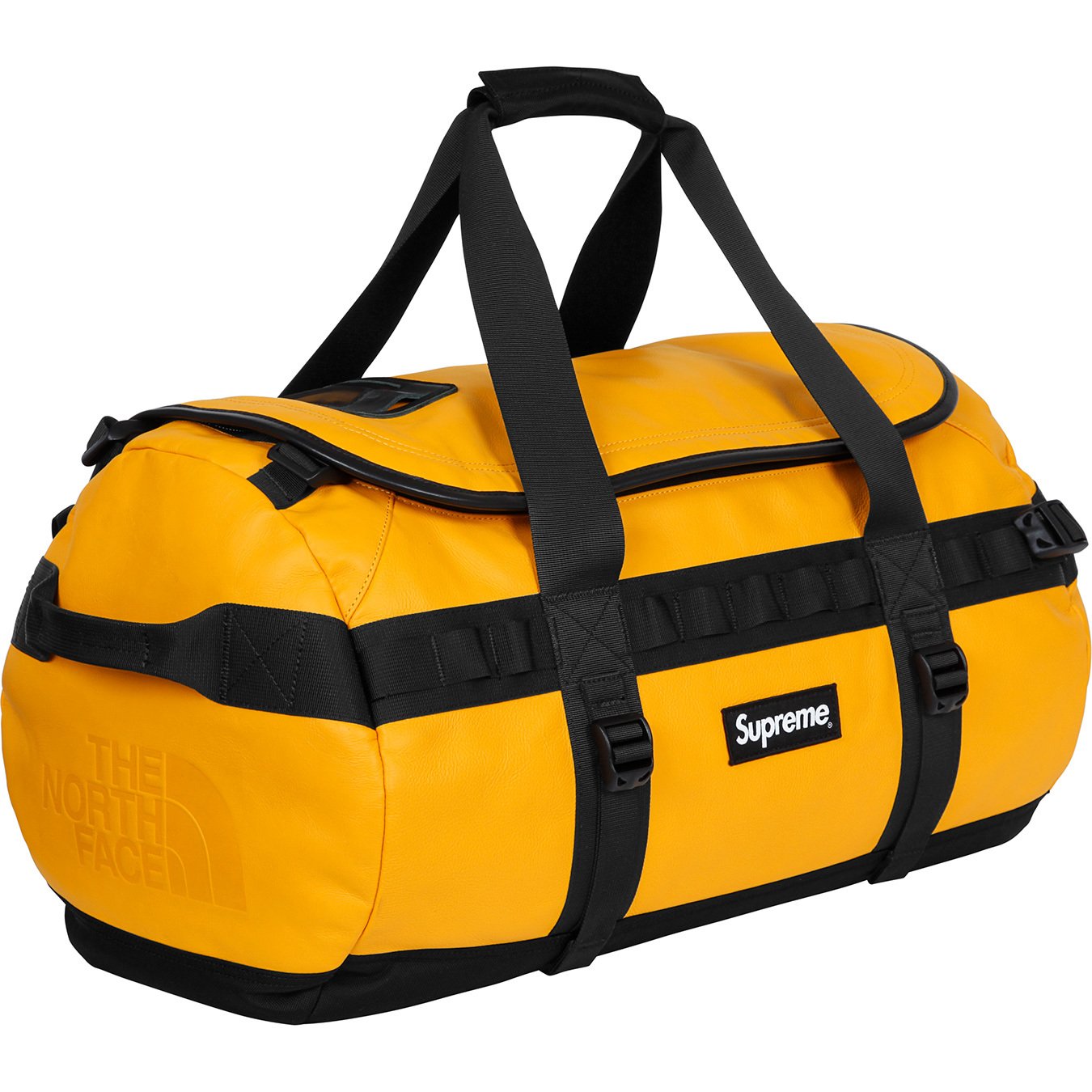 Supreme Archive Supreme®/The North Face® Leather Base Camp Duffel Yellow