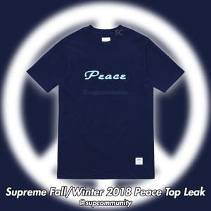 Supreme Fall Winter 2018 Peace Top Leak