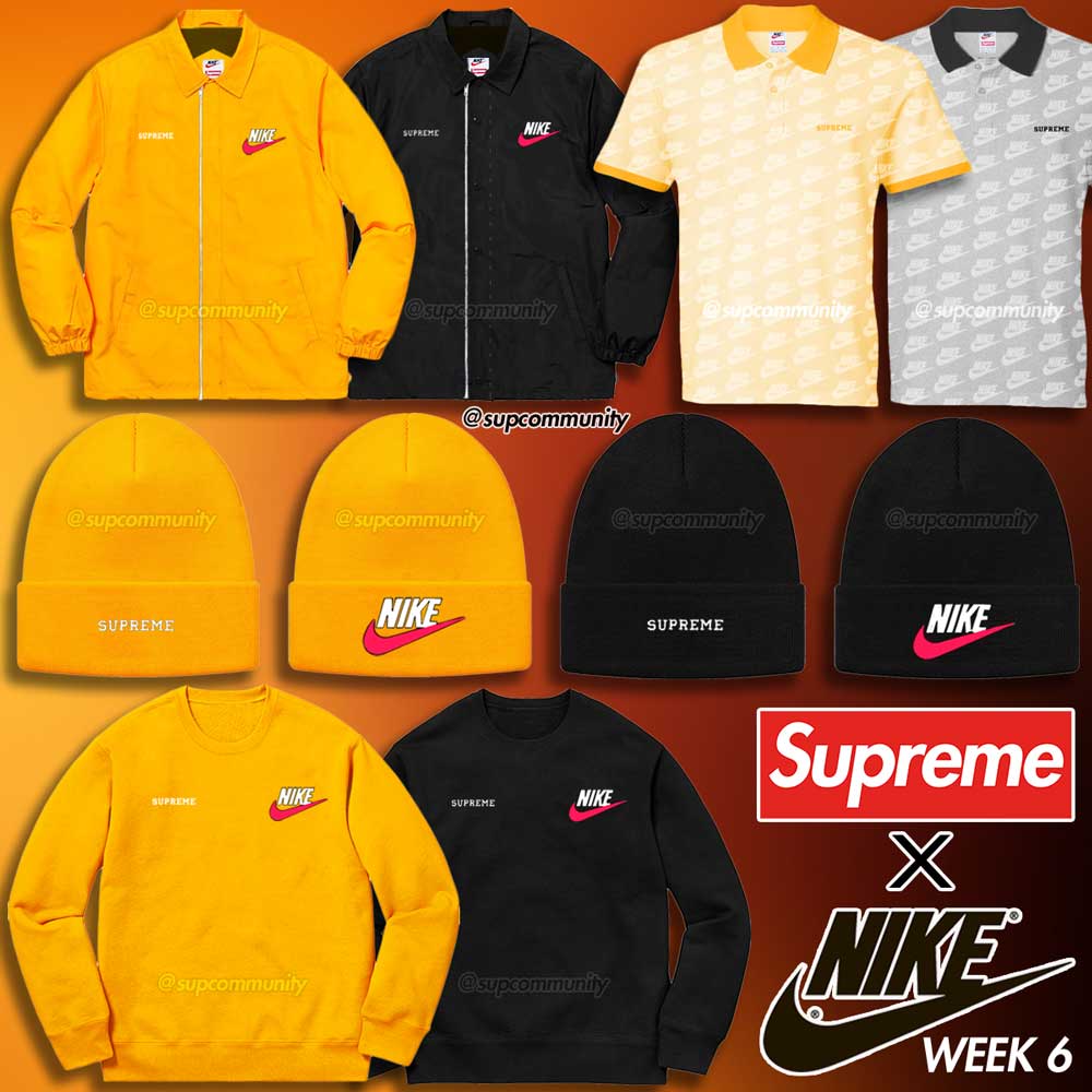 Supreme/Nike Leak Fall Winter 2018 