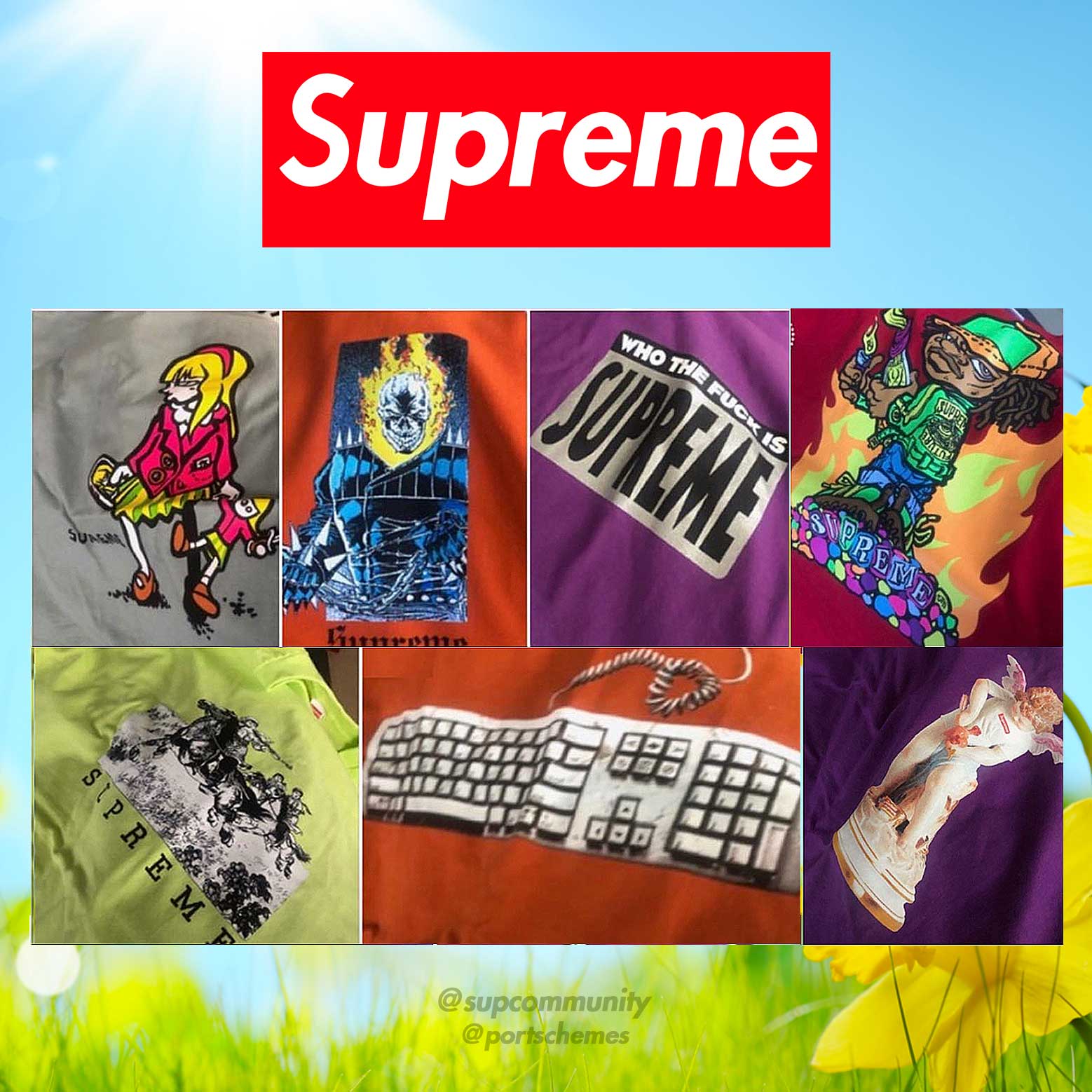 Supreme Spring Tees Spring Summer 2019