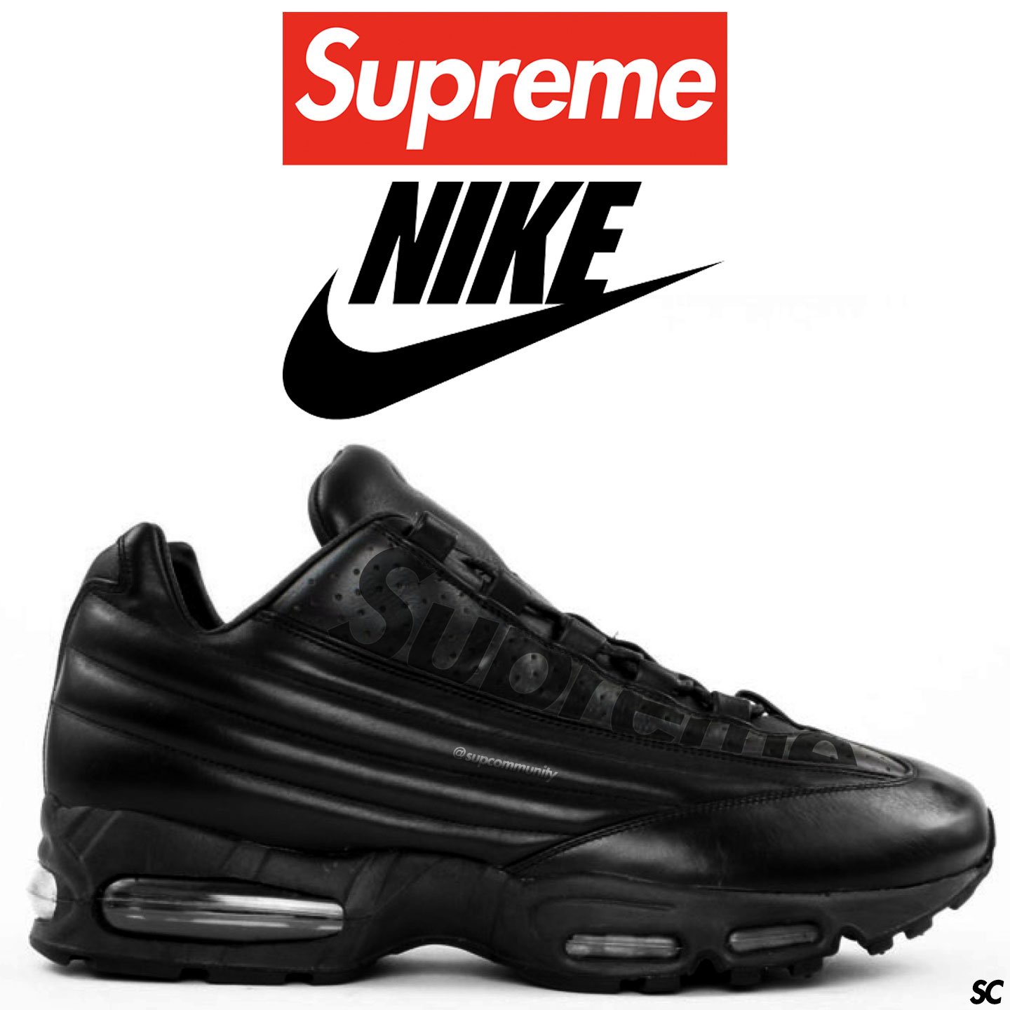 supreme nike air max 95 lux