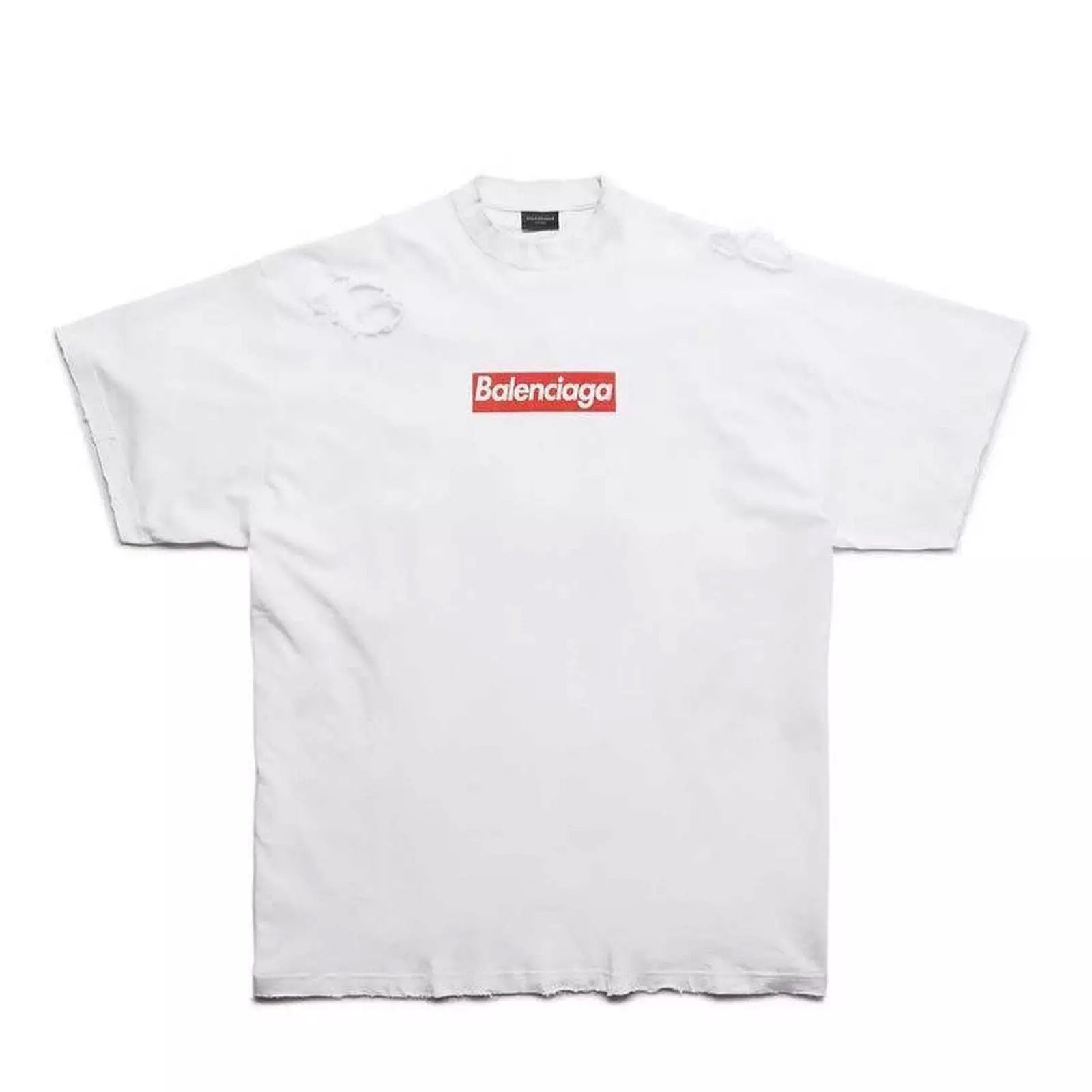 Supreme Balenciaga Box Logo Tee