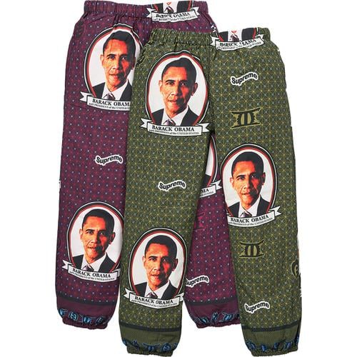 Supreme Obama Pant releasing on Week 12 for spring summer 2017