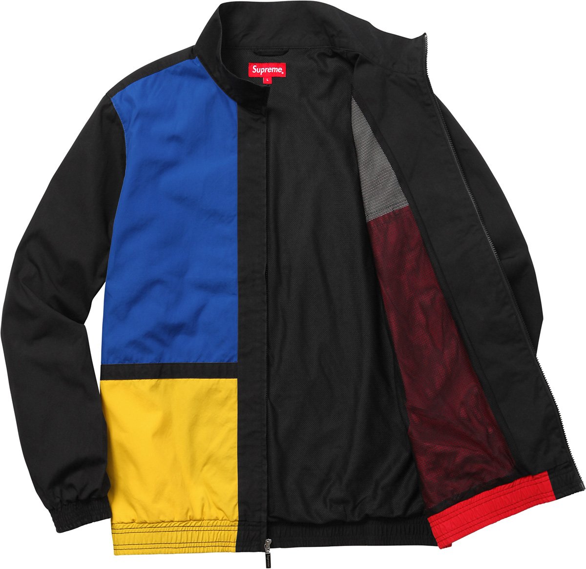 supreme Color Blocked Track Jacket