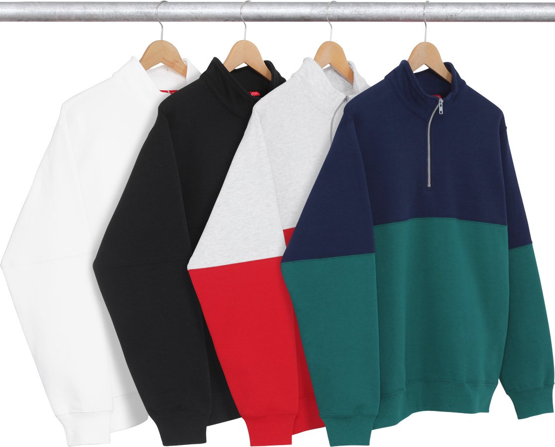 2-Tone 3M Reflective Half Zip Sweat - spring summer 2016 - Supreme