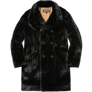 Faux Fur Double-Breasted Coat - fall winter 2016 - Supreme