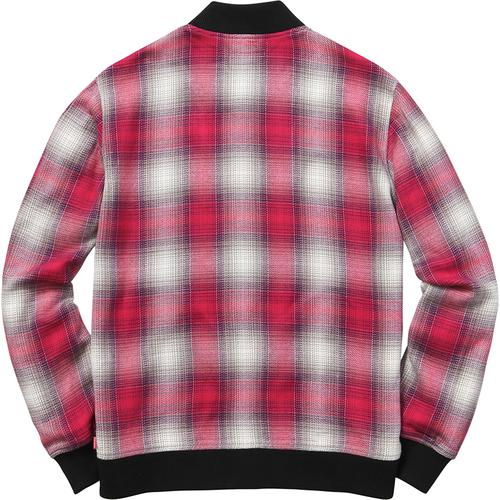 Details on Shadow Plaid Bomber None from spring summer 2016