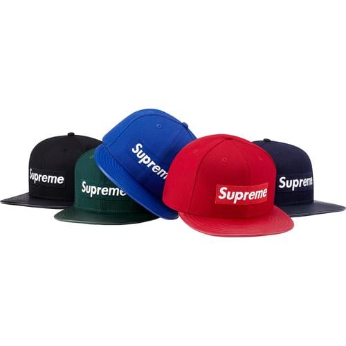 Supreme Leather Visor New Era for fall winter 12 season