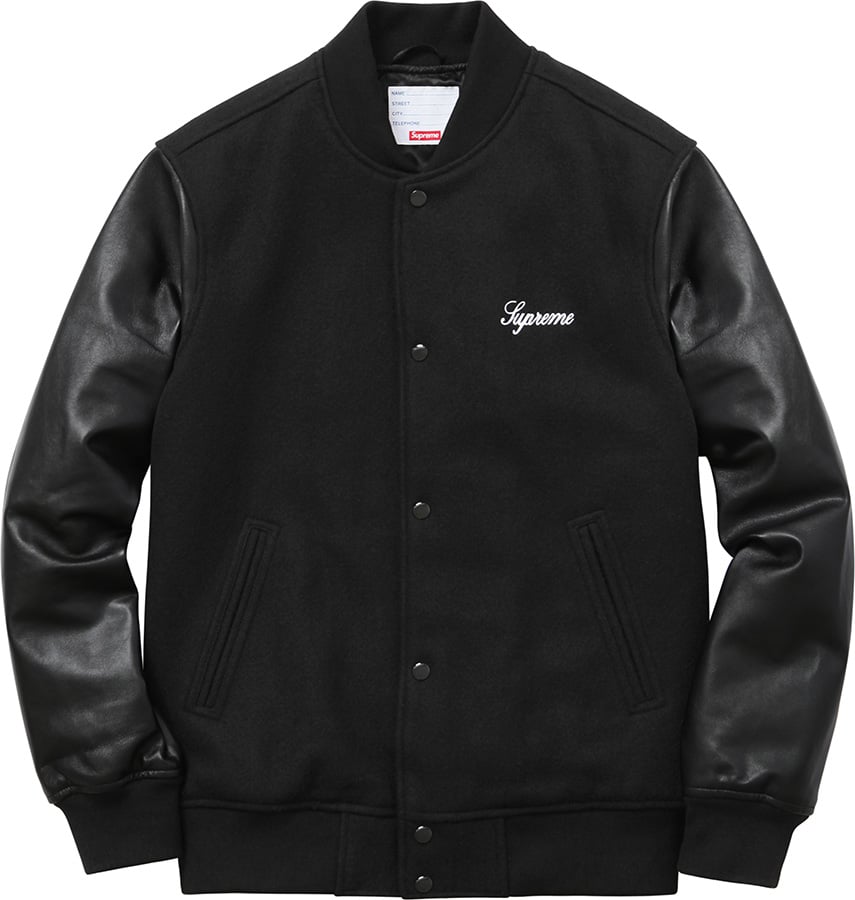 Wool Varsity Crew Jacket - fall winter 2015 - Supreme