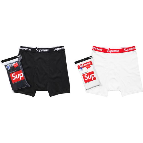 Supreme Supreme Hanes Boxer Briefs (4 Pack) for spring summer 16 season