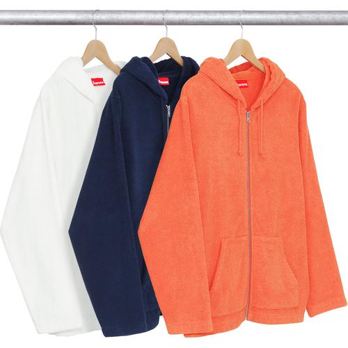 Supreme Terry Zip Up Sweat for spring summer 16 season