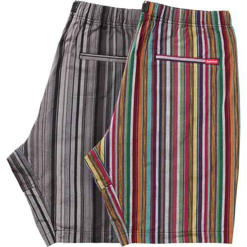 Details on Striped Madras Belted Short from spring summer 2014