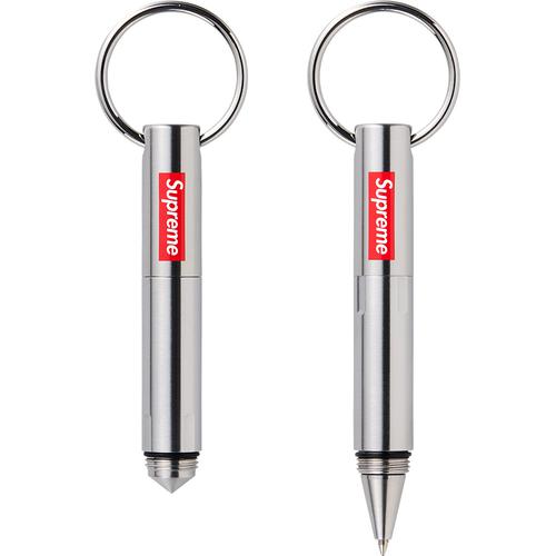 Supreme SS16 Keychain Pen Stainless Steel, pen ink - Depop