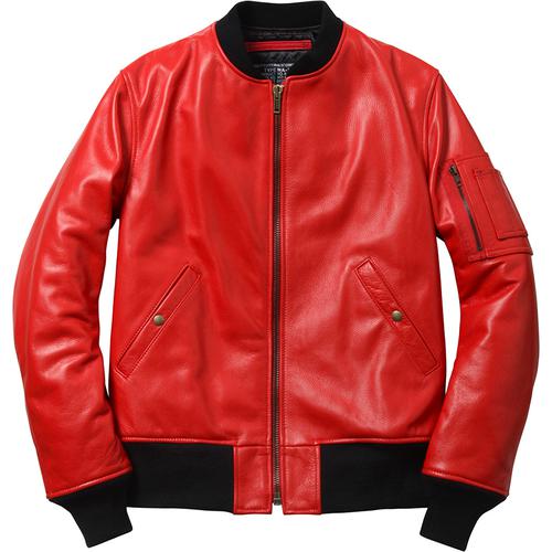 Supreme Supreme Schott Leather MA-1 for fall winter 13 season