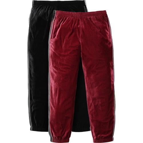 Supreme 2-Tone Velour Pant for spring summer 16 season