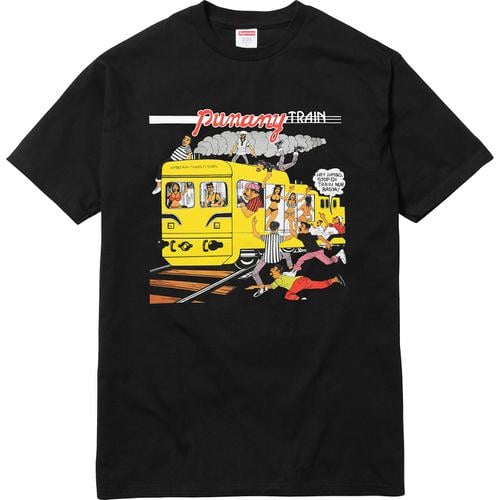 Supreme Punany Train Tee released during spring summer 17 season