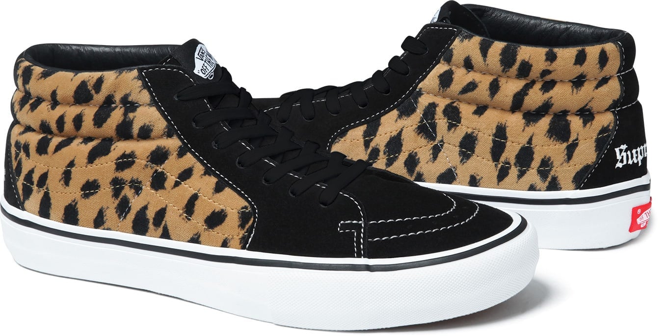 supreme vans leopard