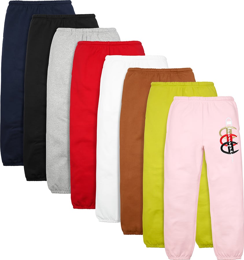 supreme champion stacked c sweatpants