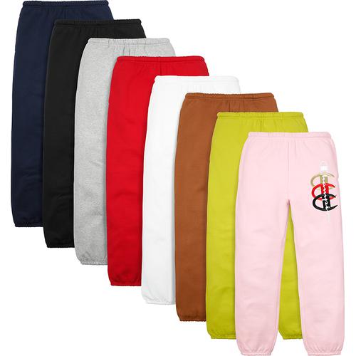 Details on Supreme Champion Stacked C Sweatpant from fall winter 2017 (Price is $148)