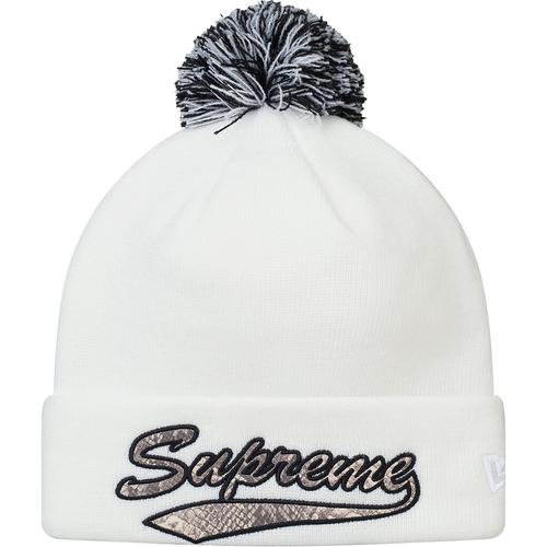 Details on New Era Snake Script Beanie None from fall winter
                                                    2017 (Price is $38)
