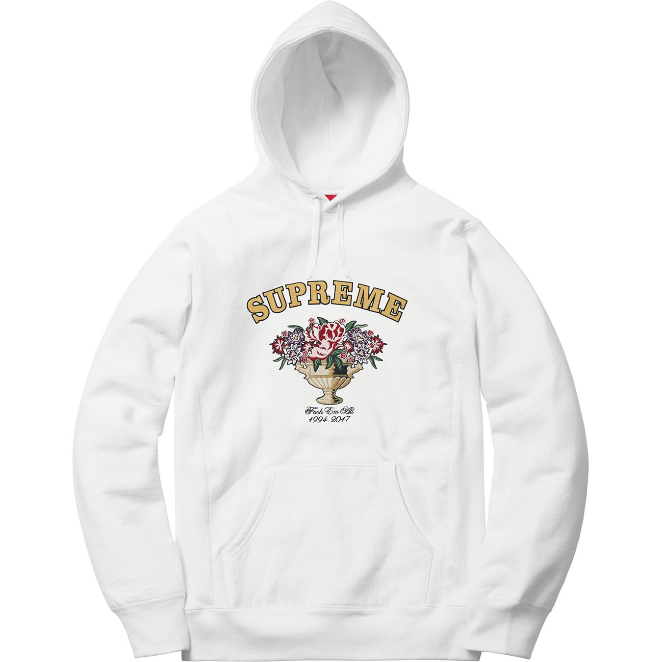 Centerpiece Hooded Sweatshirt - fall winter 2017 - Supreme