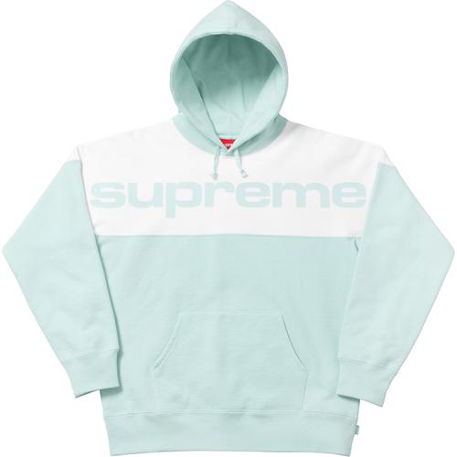 Details on Blocked Hooded Sweatshirt None from fall winter
                                                    2017 (Price is $158)