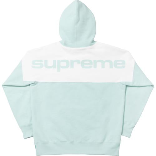 Details on Blocked Hooded Sweatshirt None from fall winter 2017 (Price is $158)