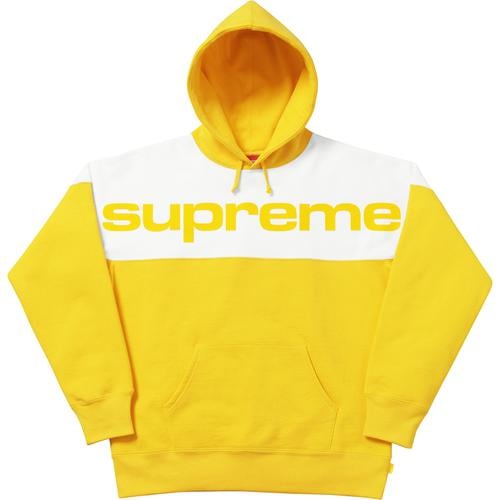 Details on Blocked Hooded Sweatshirt None from fall winter
                                                    2017 (Price is $158)