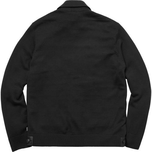 Details on Leather Front Polo Sweater None from fall winter
                                                    2017 (Price is $398)