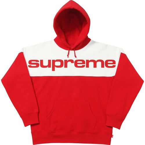 Details on Blocked Hooded Sweatshirt None from fall winter
                                                    2017 (Price is $158)