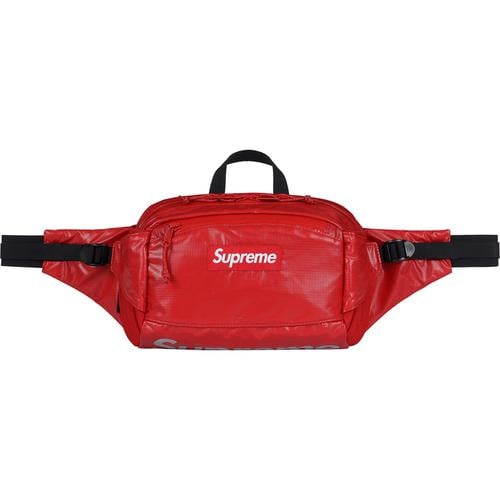 Supreme 2017 100D Cordura 4L Waist Bag Shiny Ripstop Black CK051