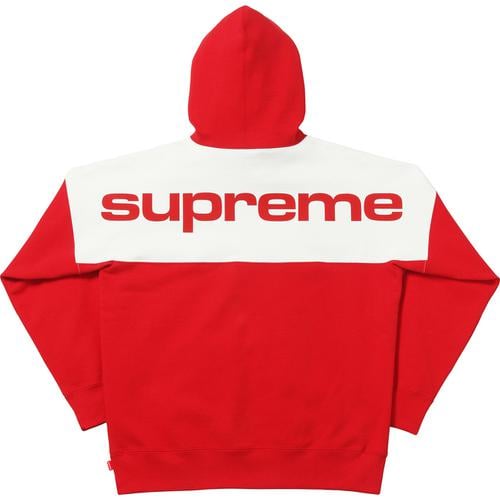 Details on Blocked Hooded Sweatshirt None from fall winter
                                                    2017 (Price is $158)