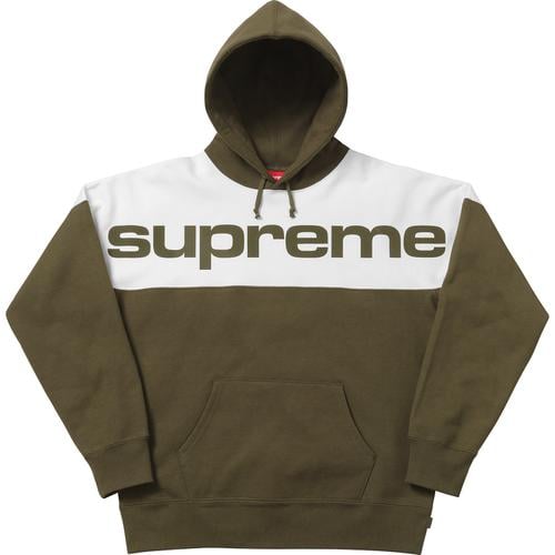 Details on Blocked Hooded Sweatshirt None from fall winter
                                                    2017 (Price is $158)