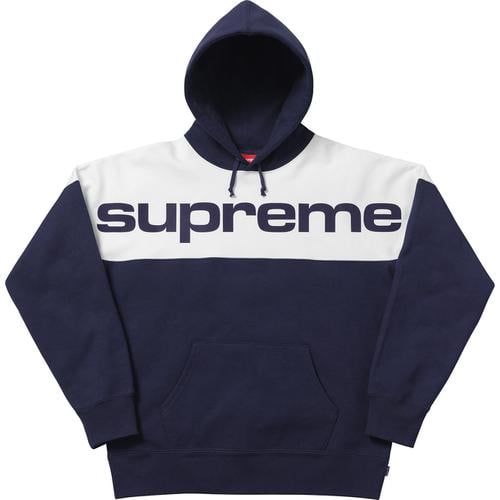 Details on Blocked Hooded Sweatshirt None from fall winter
                                                    2017 (Price is $158)