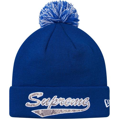 Details on New Era Snake Script Beanie None from fall winter 2017 (Price is $38)