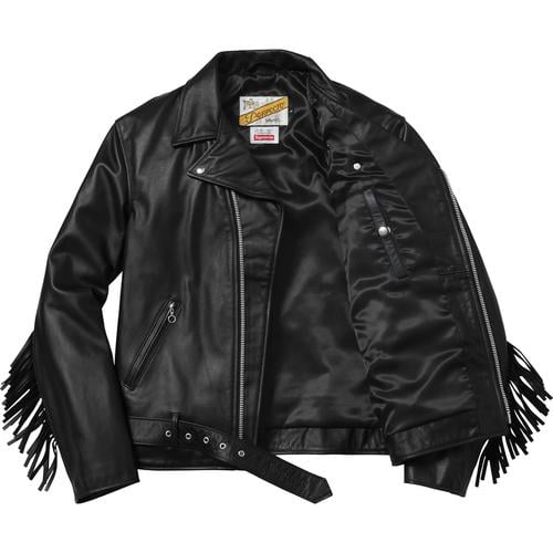 Details on Supreme Schott Chief Tassel Perfecto None from fall winter
                                                    2017 (Price is $798)