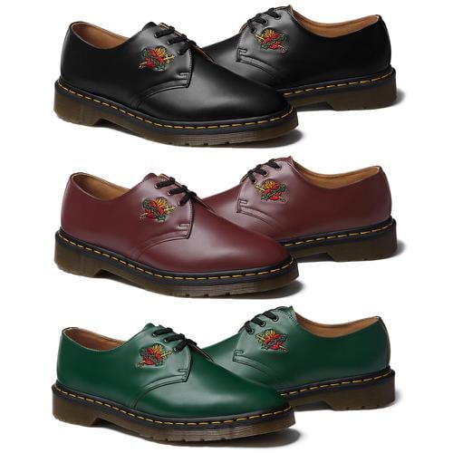 Details on Supreme Dr. Martens Sacred Heart 3-Eye Shoe from fall winter 2017 (Price is $168)