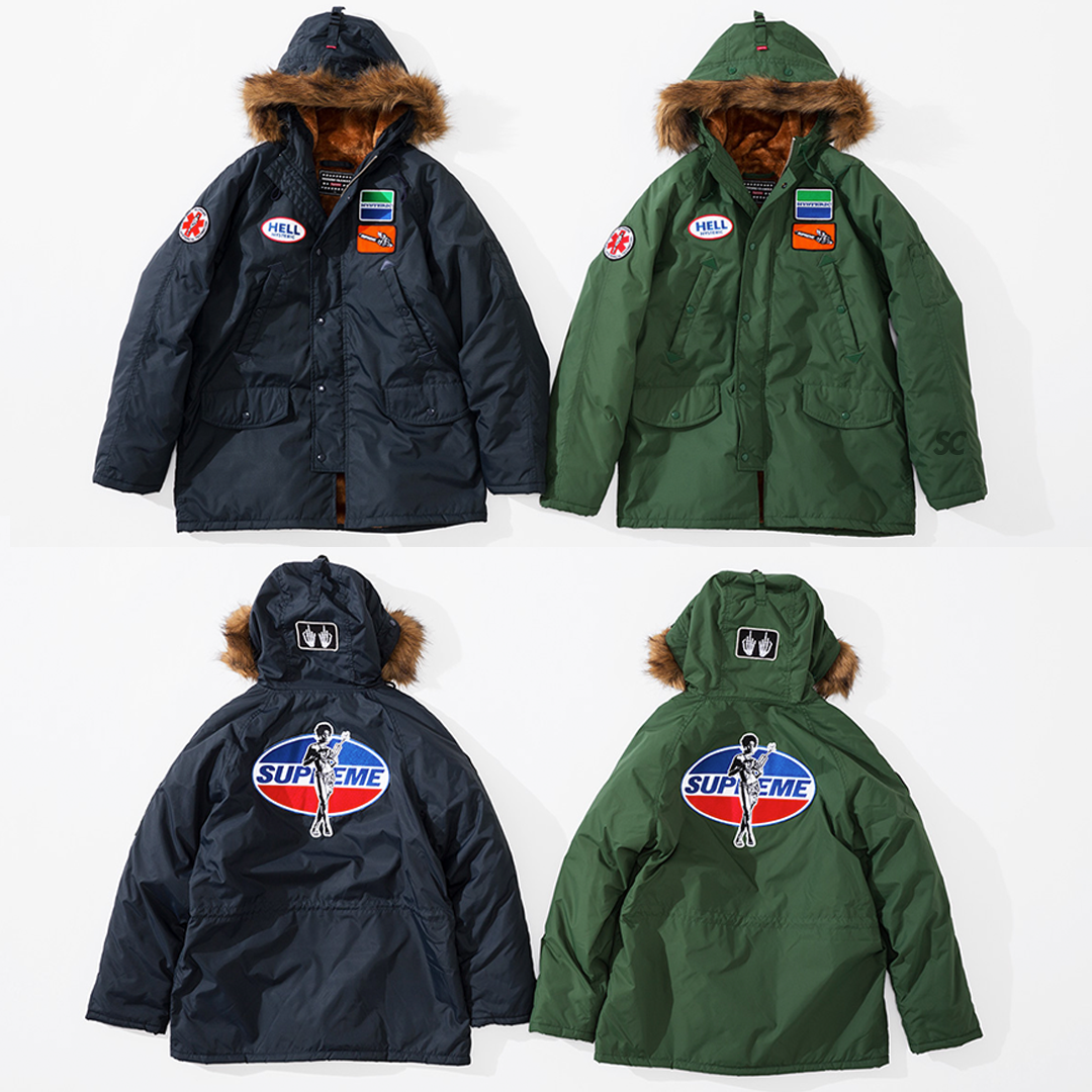 HYSTERIC GLAMOUR N-3B Parka - fall winter 2017 - Supreme
