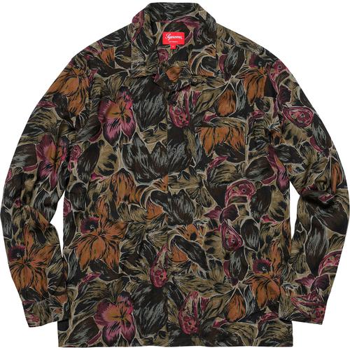 Details on Painted Floral Rayon Shirt None from fall winter
                                                    2017 (Price is $128)
