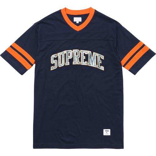 Supreme Glitter Arc Football Top (FW17) - $88