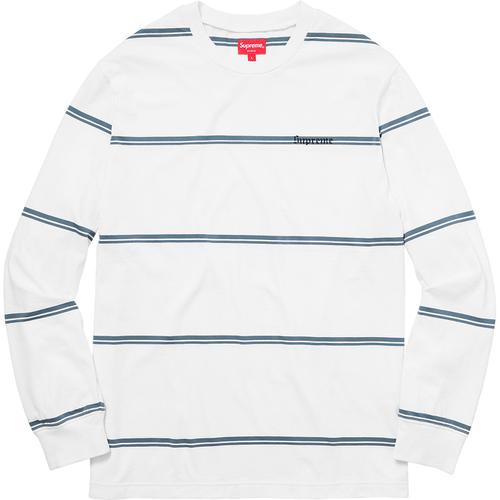 Supreme Striped L S Top (FW17) - $98
