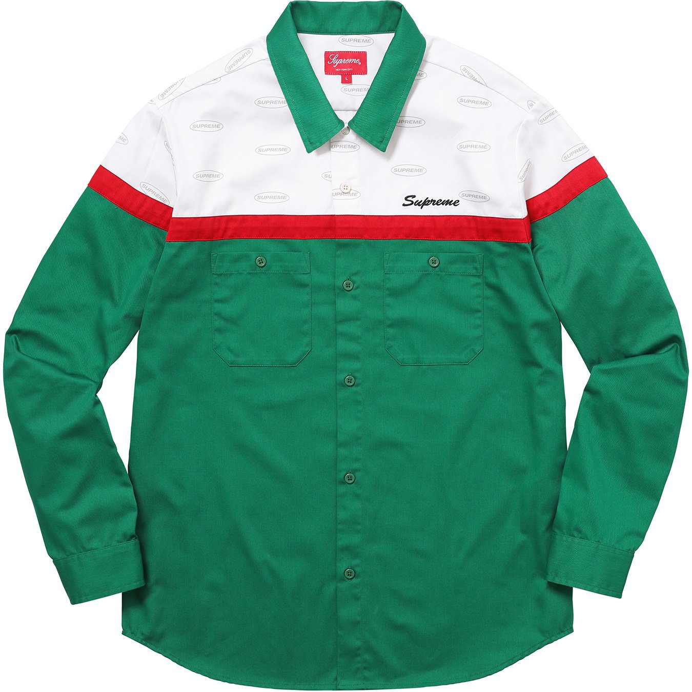 Color Blocked Work Shirt - fall winter 2017 - Supreme