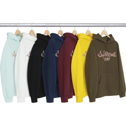 Supreme Brush Logo Hooded Sweatshirt releasing on Week 3 for fall winter 2017